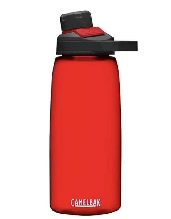 CamelBak Chute Mag BPA Free Water Bottle with Tritan Renew - Magnetic Cap Stows While Drinking, 32oz, Cardinal